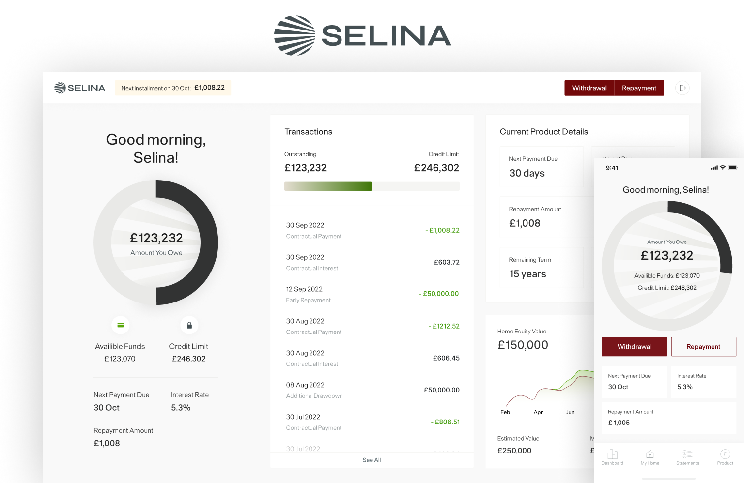 Selina Advance | My credit facility